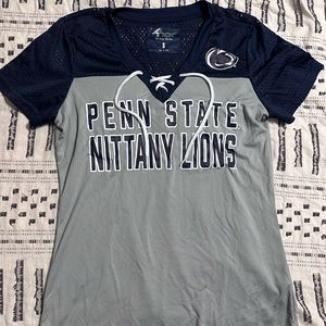 Penn State Lace Up Jersey Shirt- Size Small